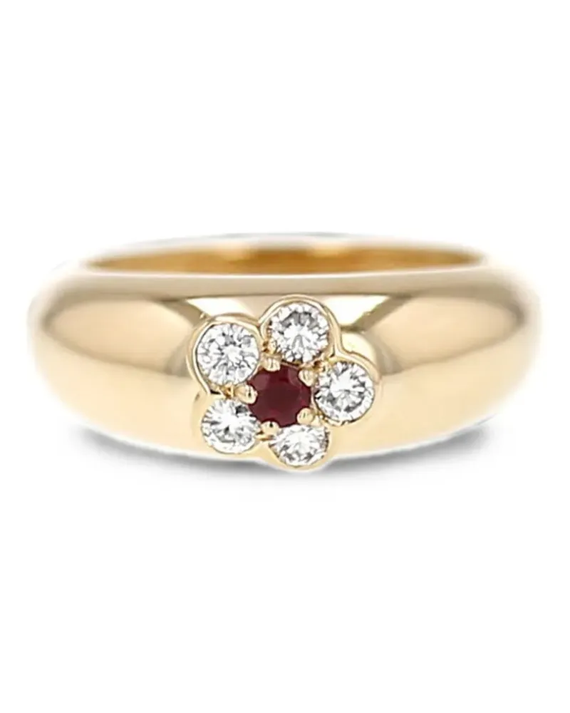 Van Cleef & Arpels 1980s ruby and diamond ring - Gold Gold