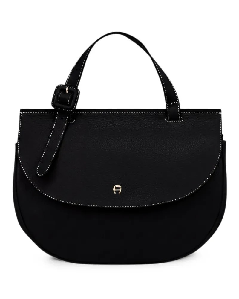 Aigner Miranda buckled tote bag - Schwarz Schwarz