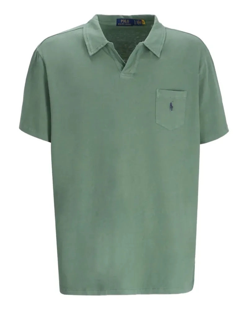 Ralph Lauren Kurzärmeliges Poloshirt mit Brusttasche - Grün Grün
