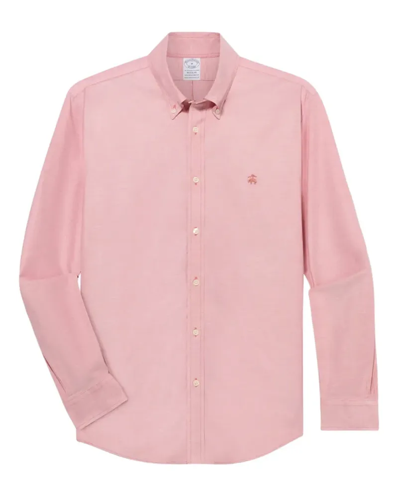 Brooks Brothers Hemd mit Button-down-Kragen Rot