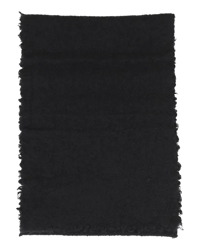 Faliero Sarti Alexina ruffled scarf - Schwarz Schwarz