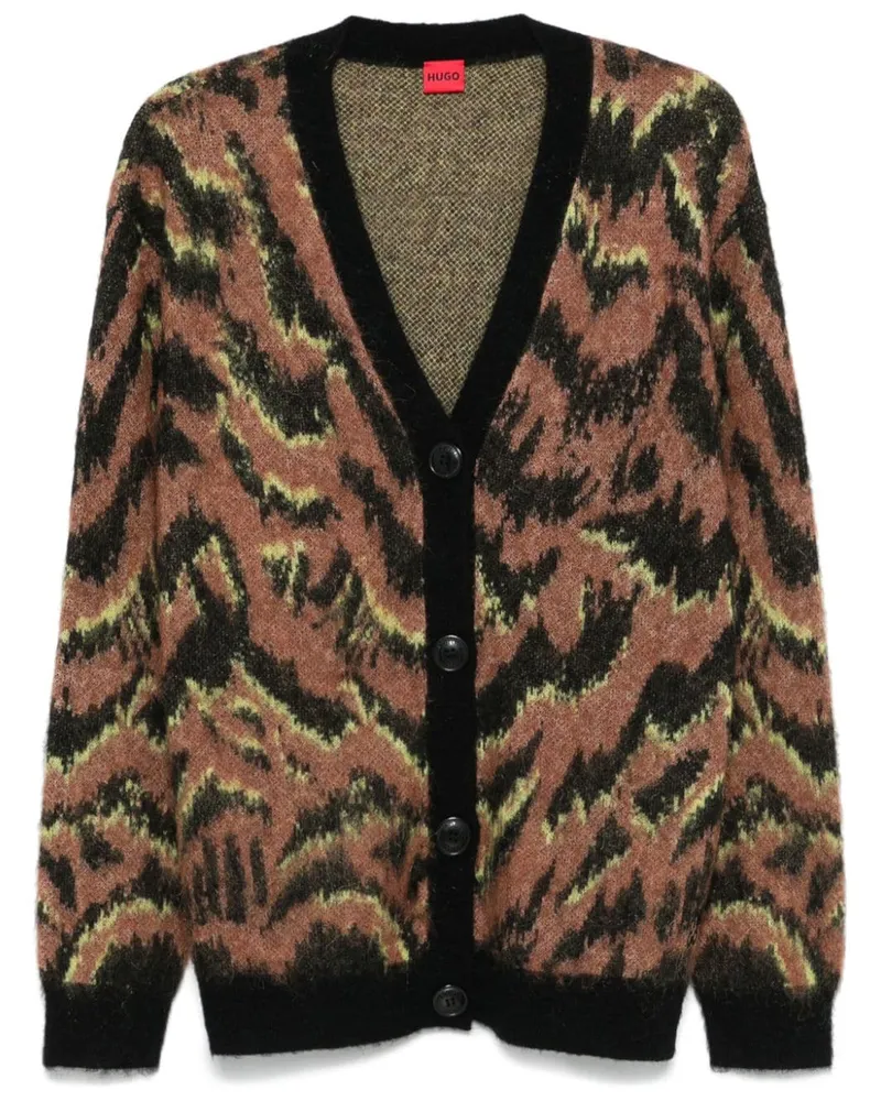 HUGO BOSS Semedina Cardigan - Braun Braun