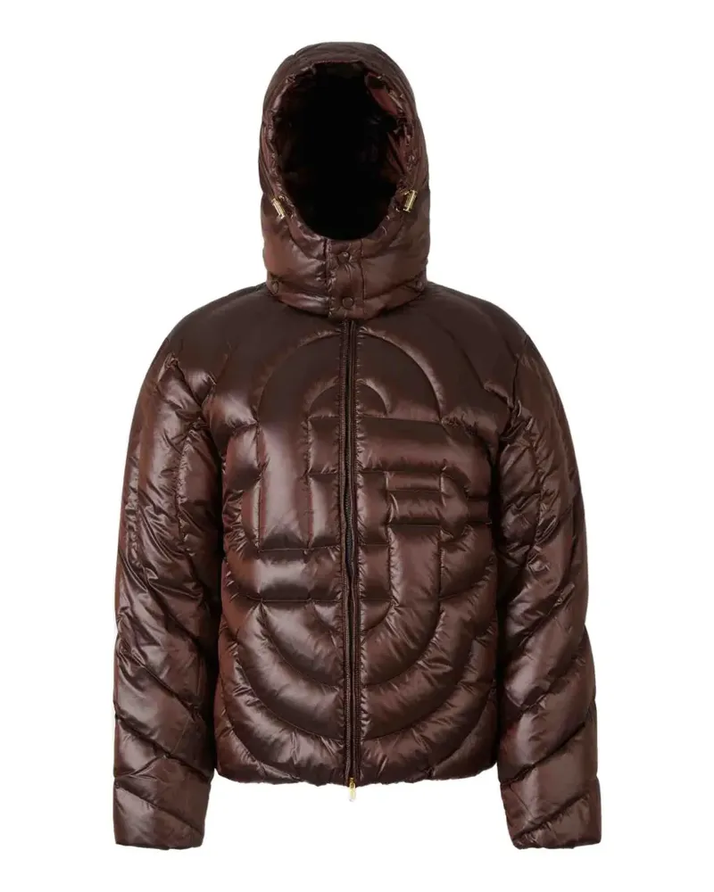 Casablanca Paris quilted hooded jacket - Braun Braun
