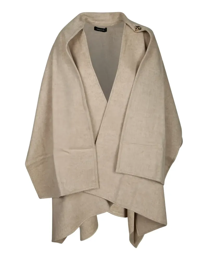 Fabiana Filippi draped open-front jacket - Nude Nude