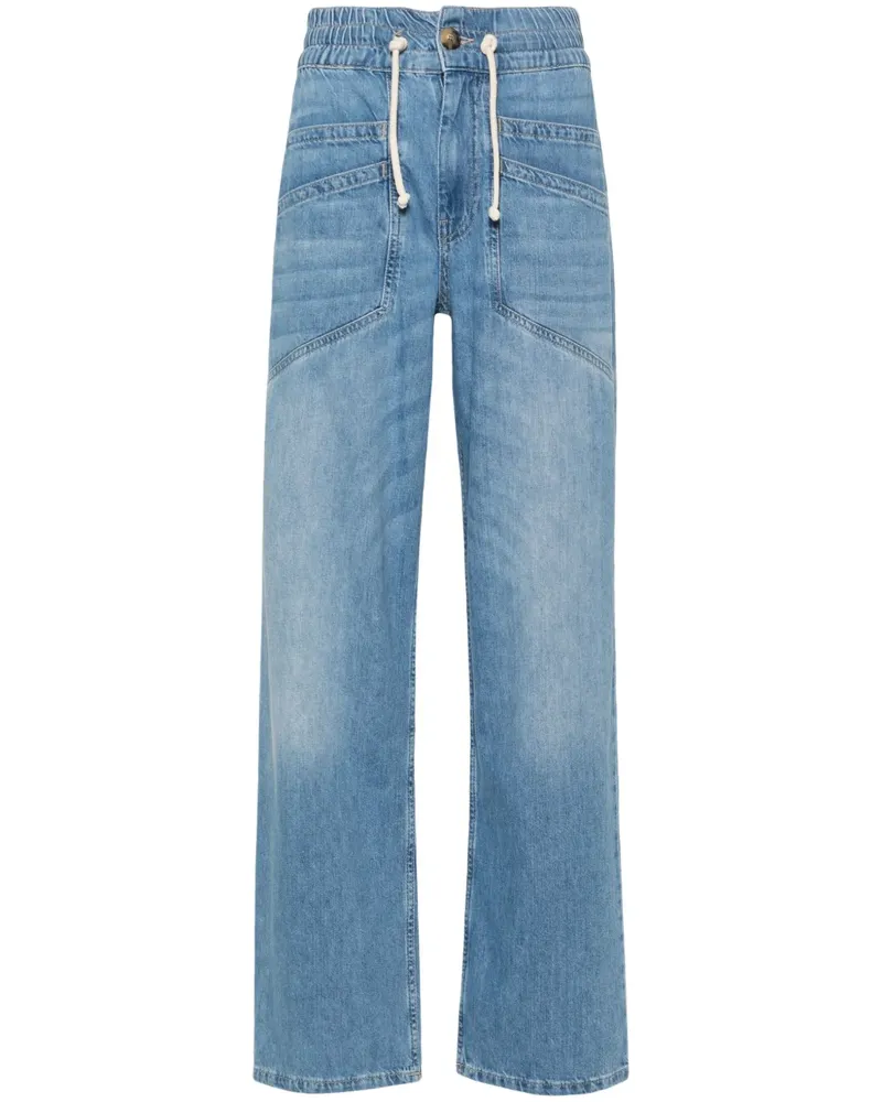 ba&sh Gerade Mima Jeans - Blau Blau