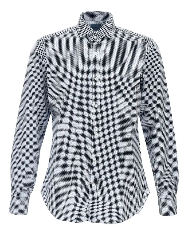 BARBA Klassisches Hemd - Blau Blau