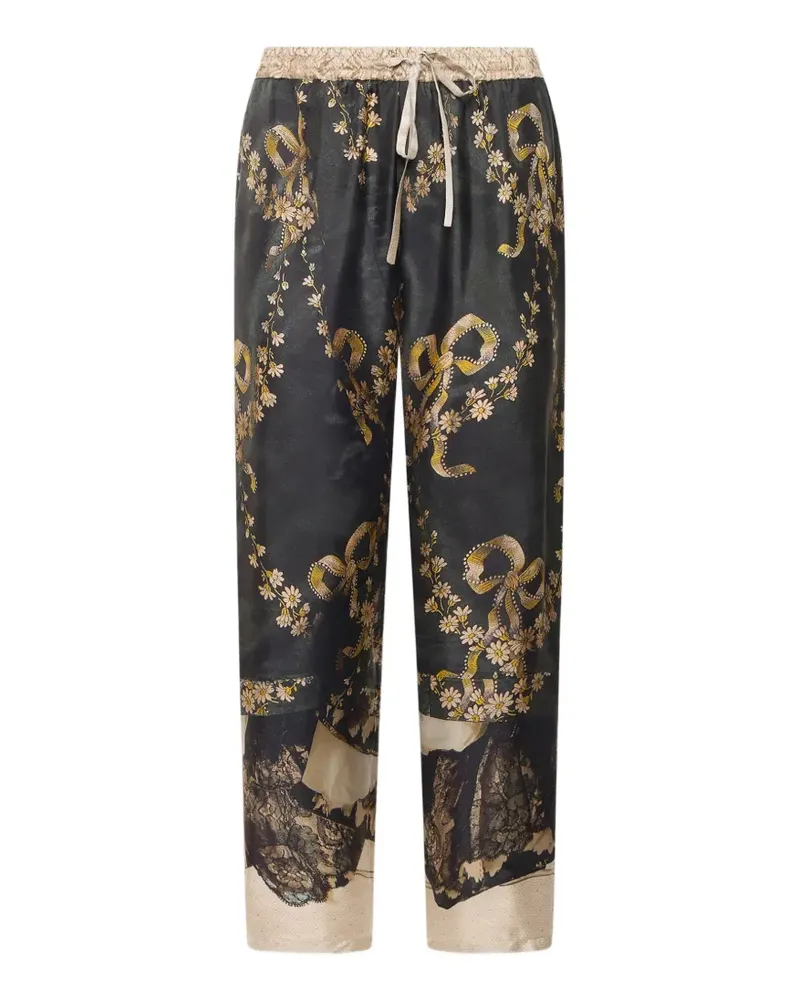 Pierre-Louis Mascia Aloe Hose mit geradem Schnitt - Schwarz Schwarz