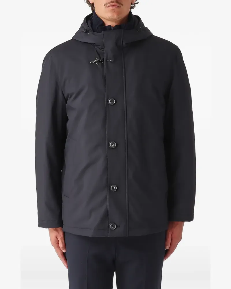 Fay hooded lobster-clasp jacket - Schwarz Schwarz
