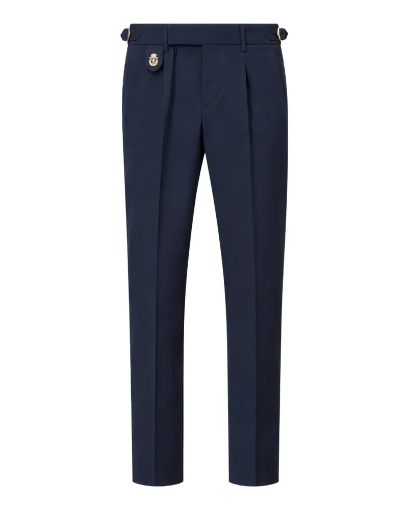 Billionaire Hose aus Gabardine mit Falten - Blau Blau