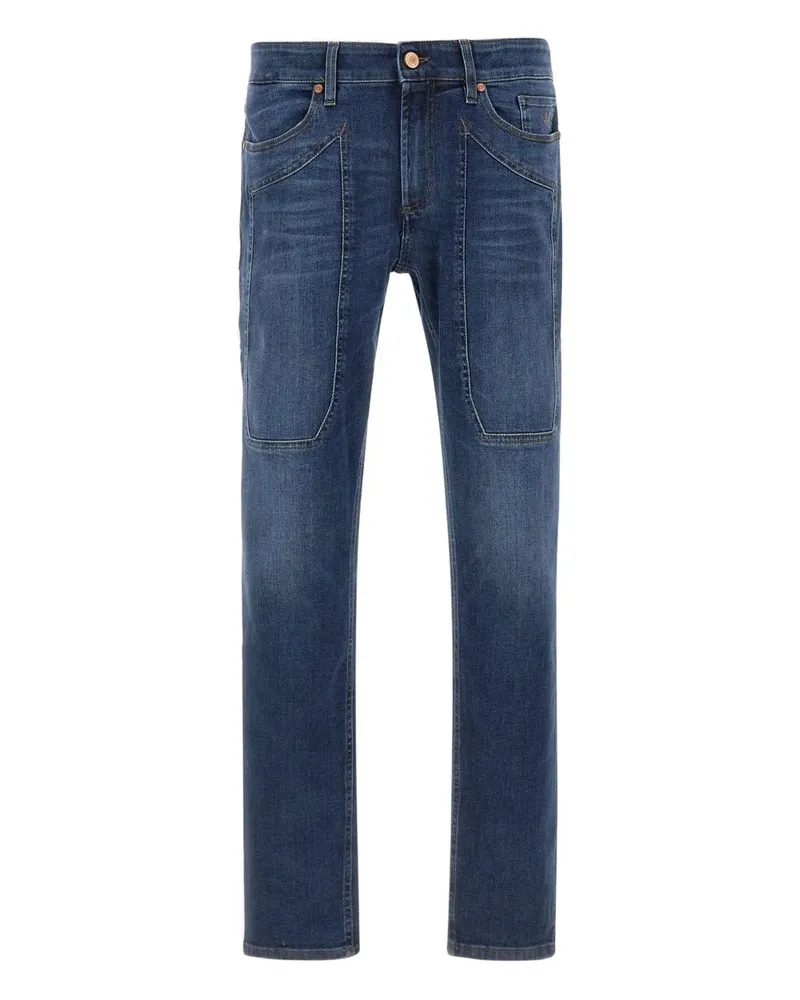Jeckerson John five-pockets stitching jeans - Blau Blau