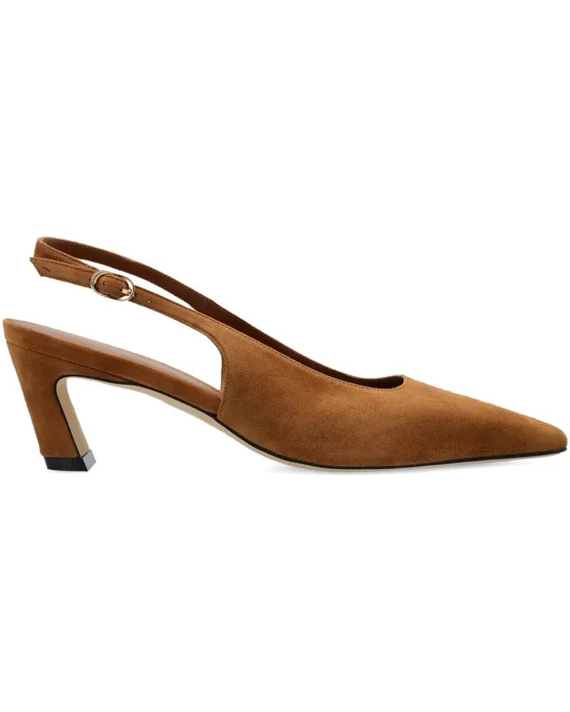 Stuart Weitzman Stassi pointed slingback pumps - Braun Braun