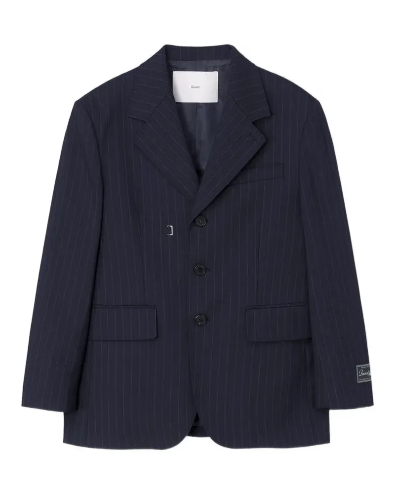 Dunst pinstripe blazer - Blau Blau