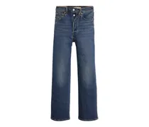 Gerade Ribcage-Jeans - Blau