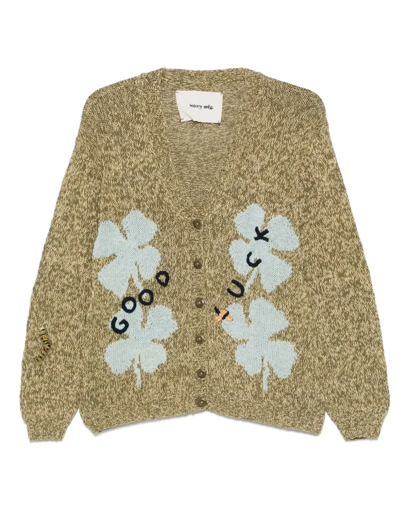 STORY mfg. Twinsun Cardigan - Grün Grün