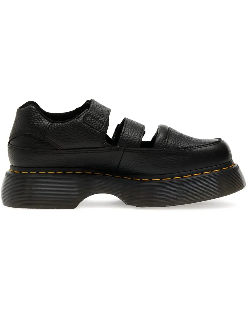 Dr.Martens Plateau-Sneakers mit Schnallen - Schwarz Schwarz