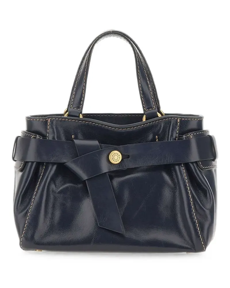 Gianni Chiarini Miranda knotted-detail handbag - Blau Blau