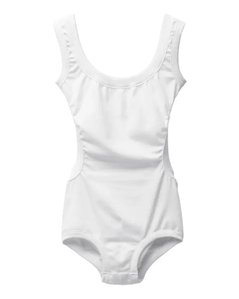 Versace Body aus Baumwolljersey mit Stickerei - Weiß Weiß