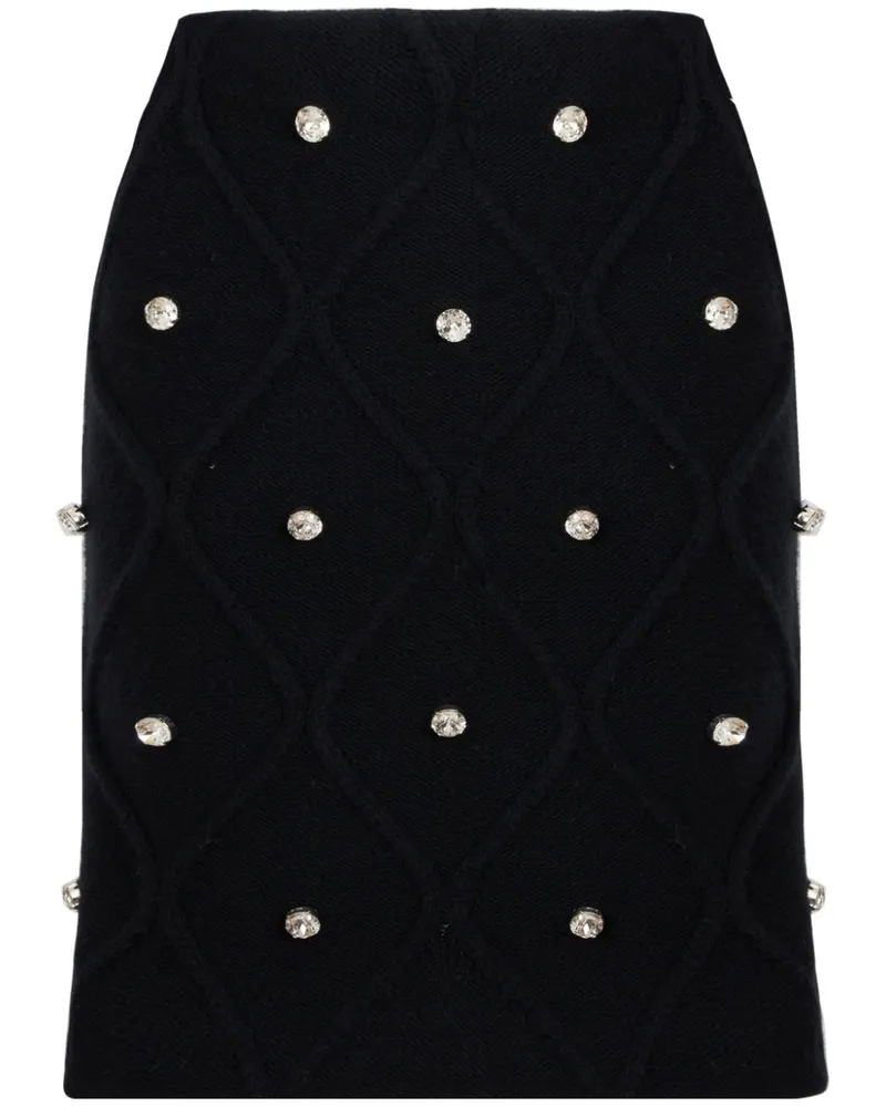 Ports 1961 Kristallstrick-Rock im Alpine-Look - Schwarz Schwarz