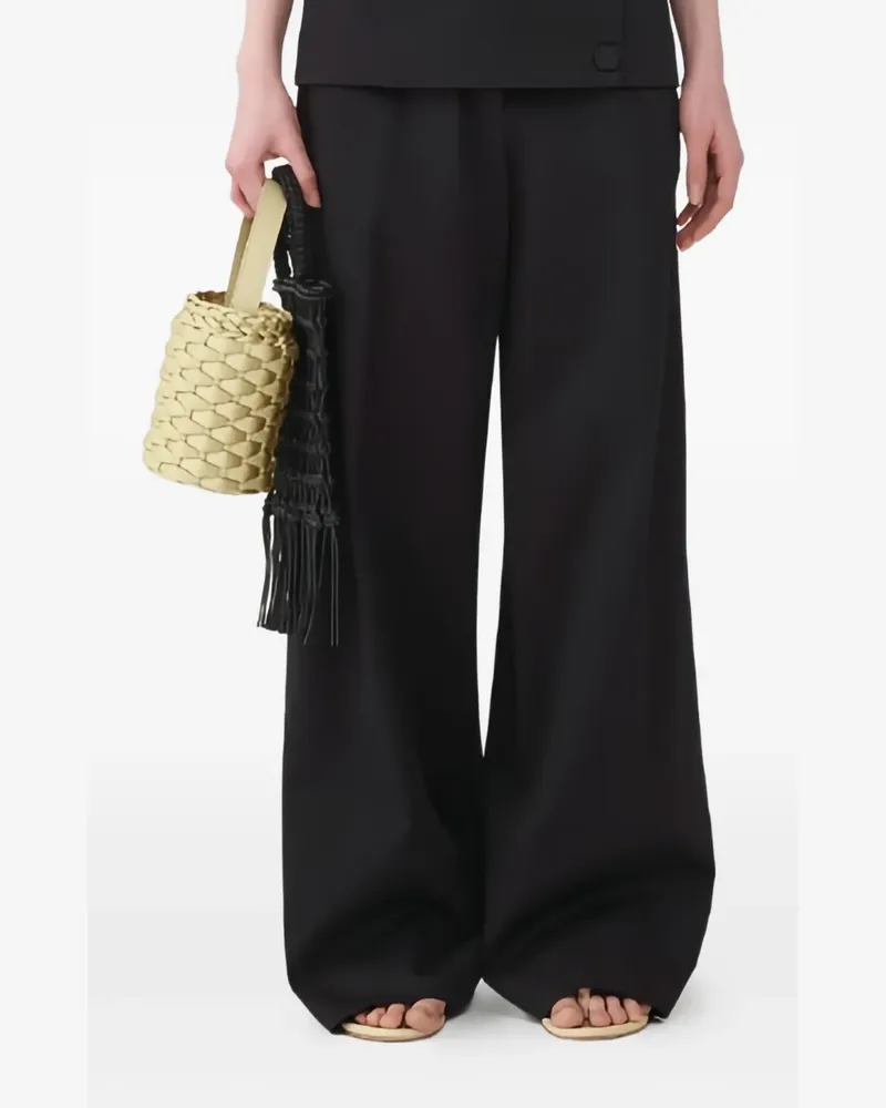 Fabiana Filippi Hose mit geradem Bein - Schwarz Schwarz