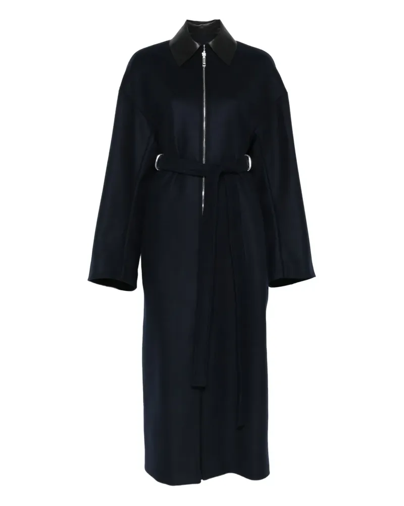 SPORTMAX zip-up trench coat - Schwarz Schwarz