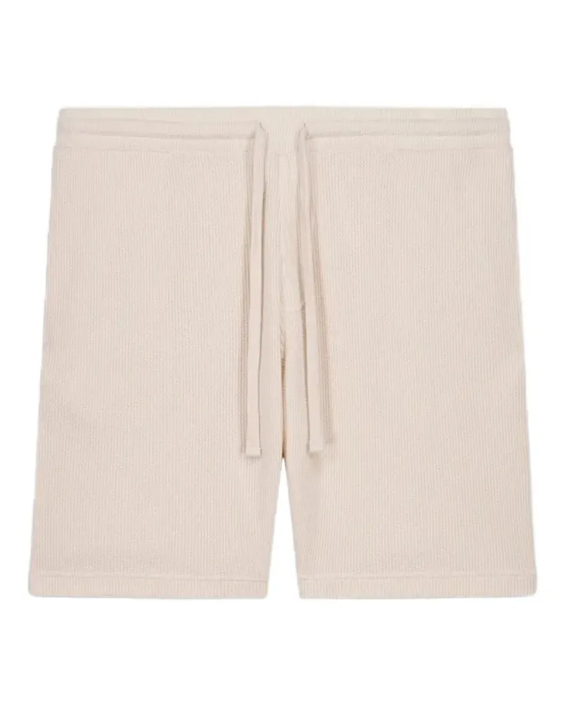Hartford Shorts aus Waffelstrick mit Kordelzug - Nude Nude