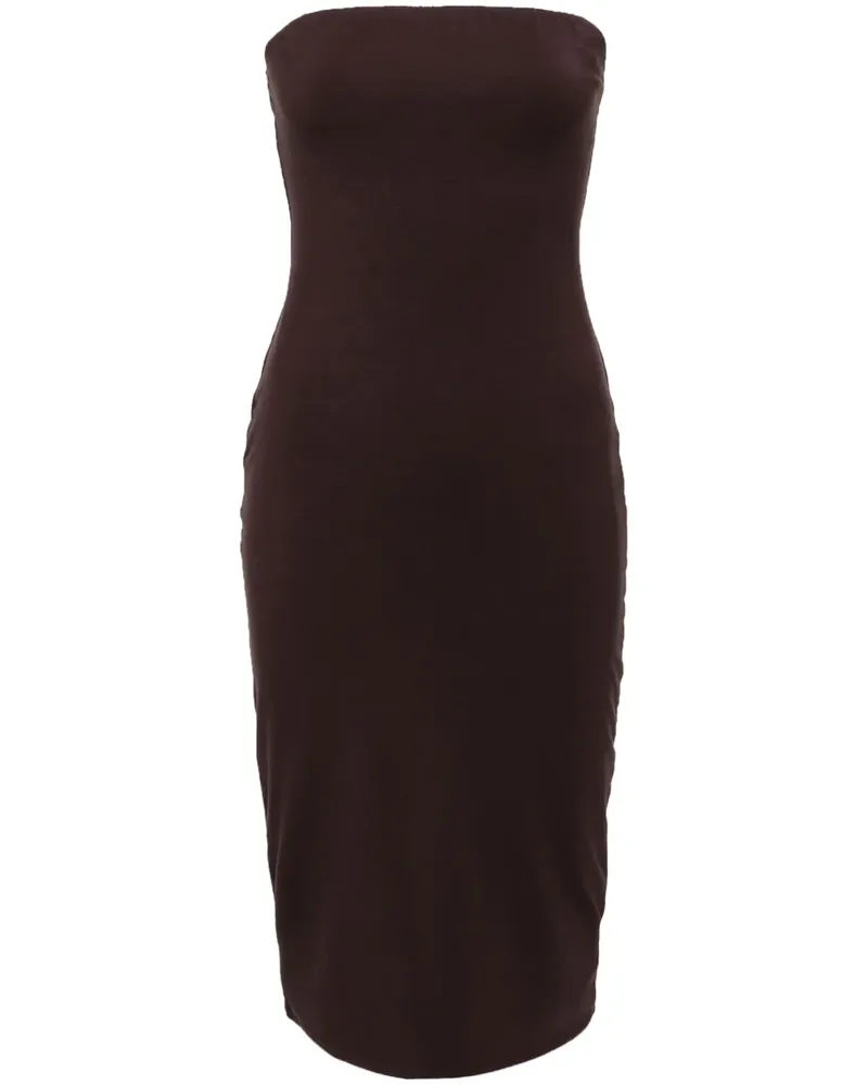 Reformation Gestricktes Etta Kleid - Braun Braun