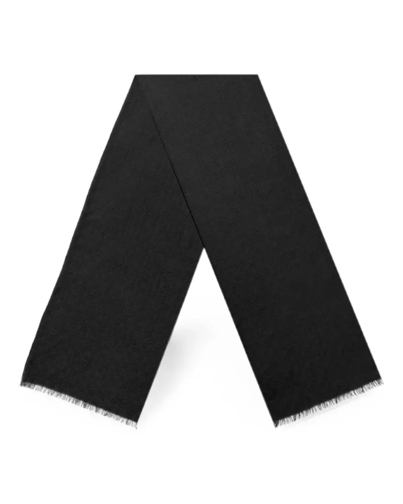 Gucci GG Supreme frayed scarf - Schwarz Schwarz