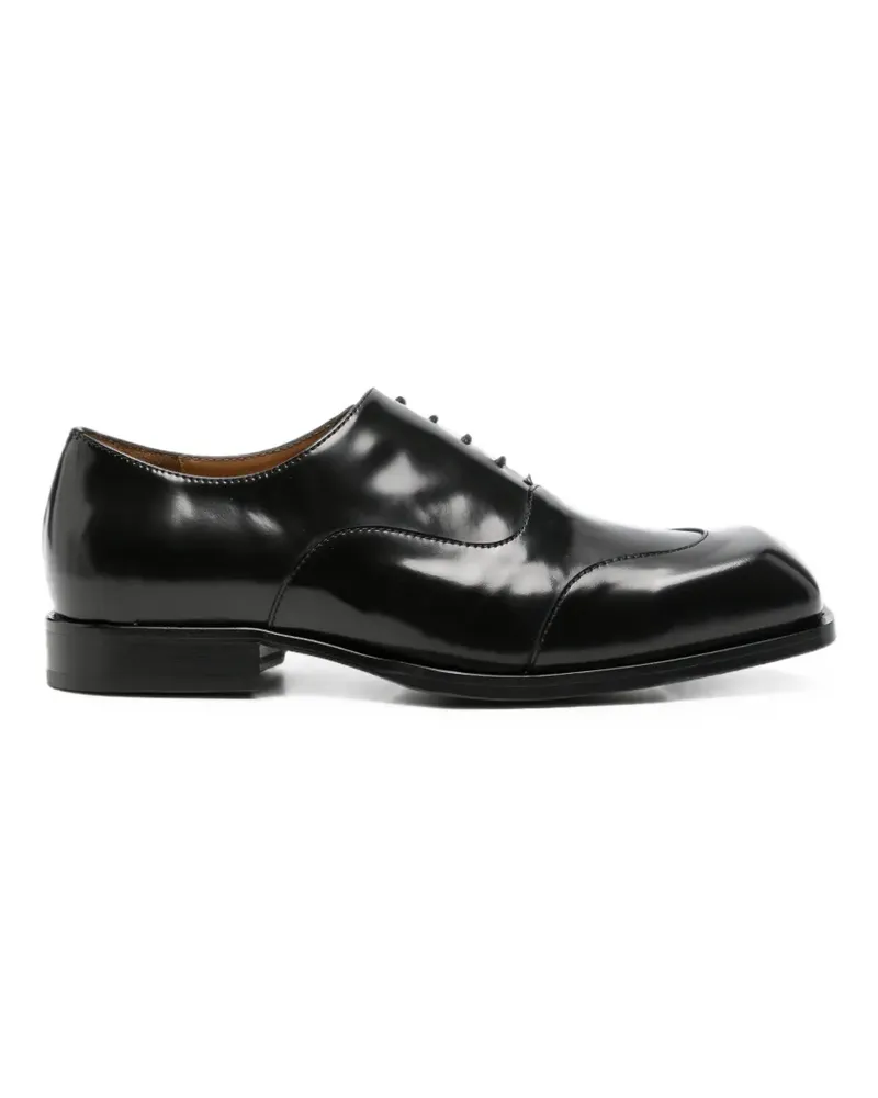 Egonlab leather Oxford shoes - Schwarz Schwarz