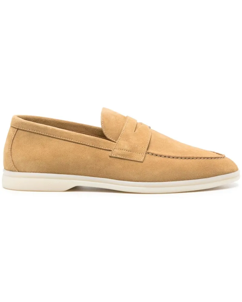 Scarosso Luciano Loafer aus Wildleder - Nude Nude