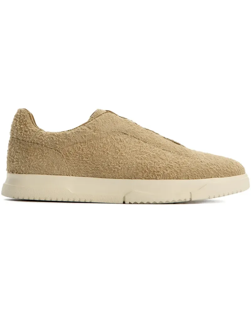 12 STOREEZ Sneakers aus Wildleder 30mm - Nude Nude