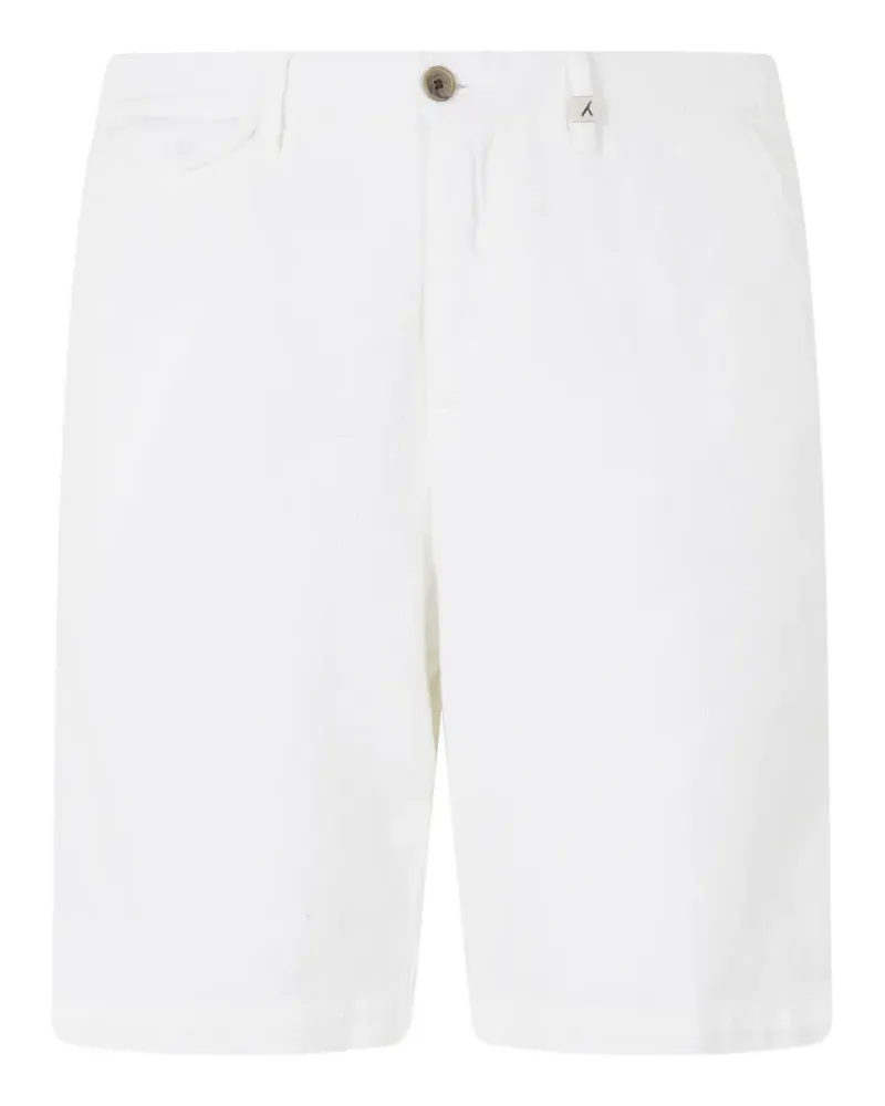 MYTHS textured cotton shorts - Weiß Weiß