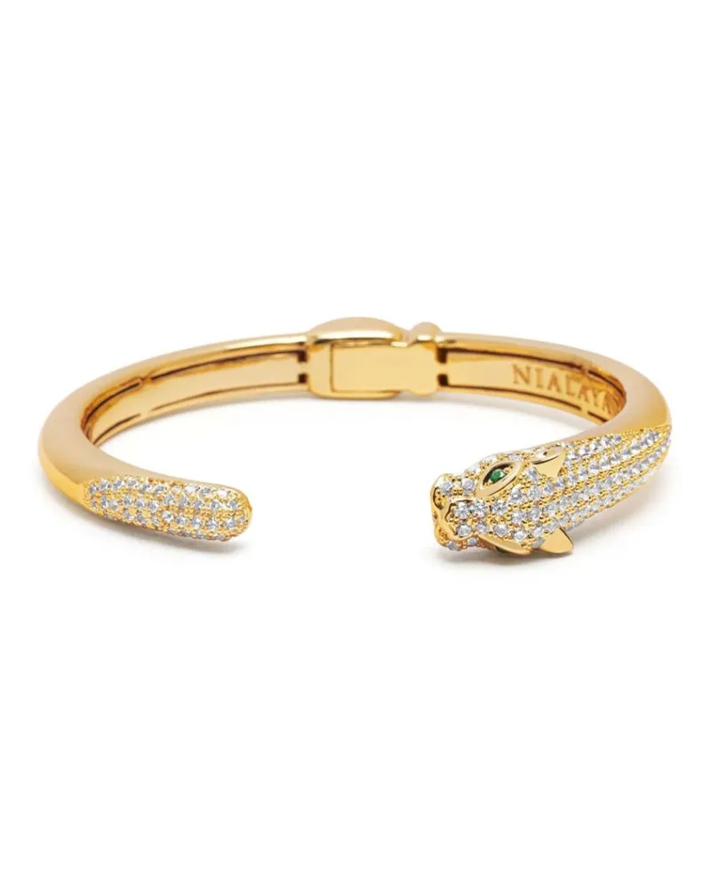 Nialaya Vergoldetes Armband mit Diamanten Gold