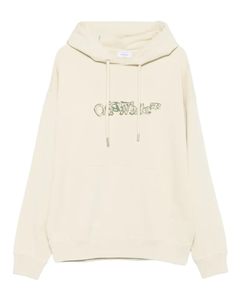 OFF-WHITE HOODIE CLOUDY ARROW SKATE COTTON - Nude Nude