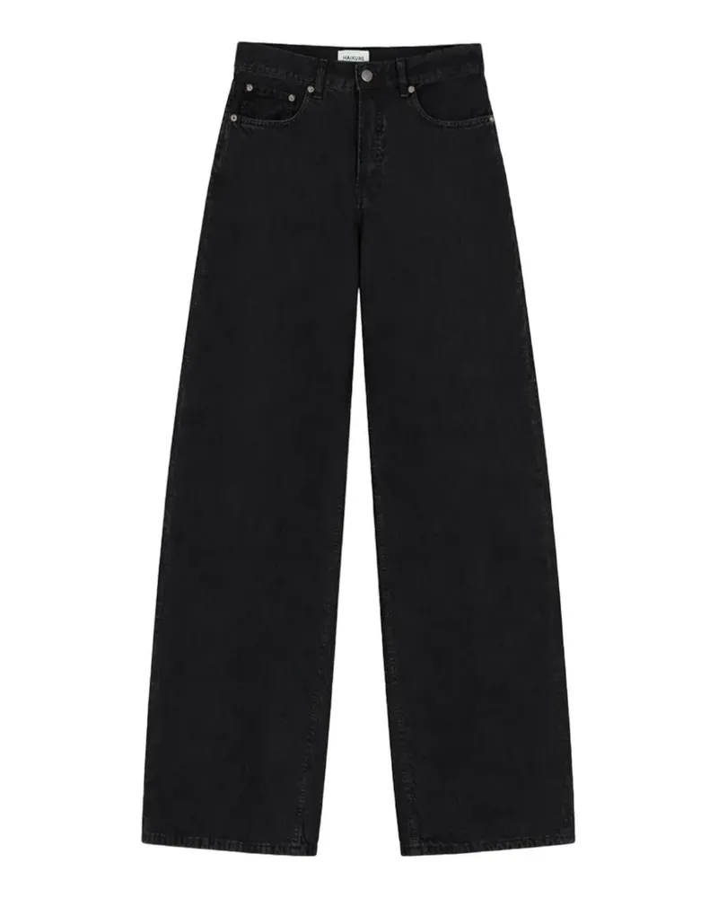 Haikure Bethany twill jeans - Schwarz Schwarz