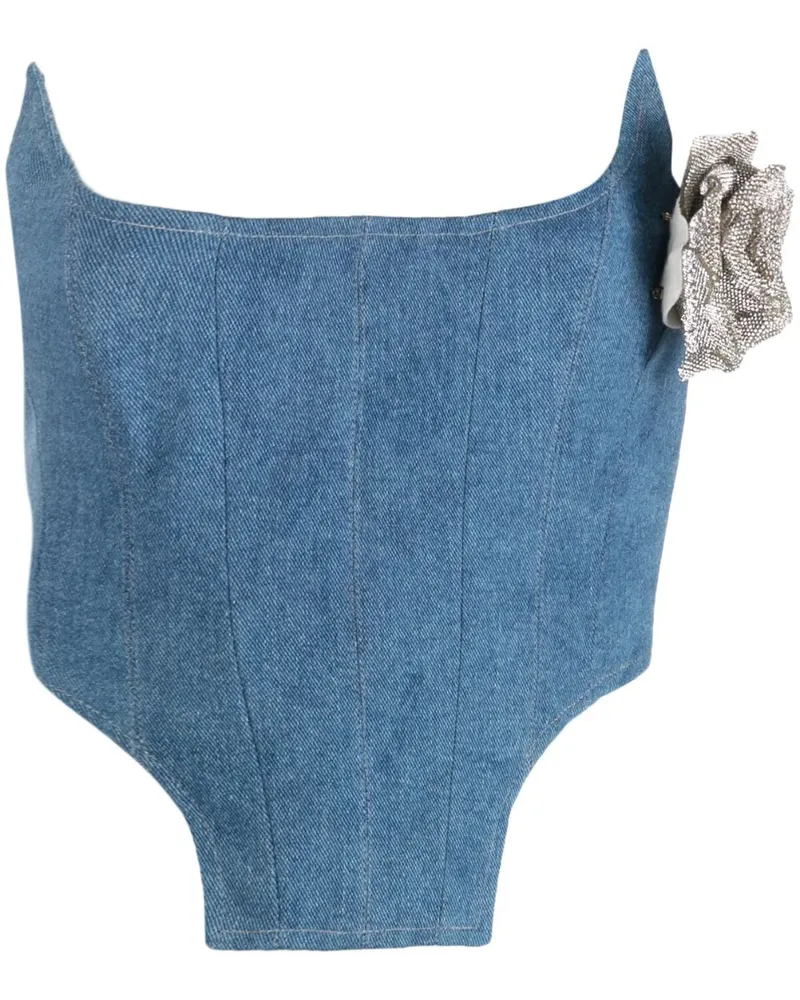 Giuseppe di Morabito Jeansjacke mit Applikationen - Blau Blau