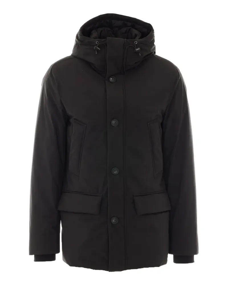 Woolrich Cloud hooded padded parka - Schwarz Schwarz