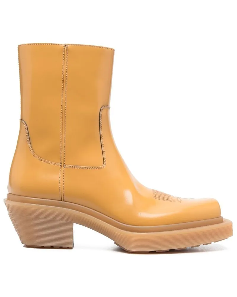 VTMNTS Bestickte Cowboystiefel 60mm - Orange Orange