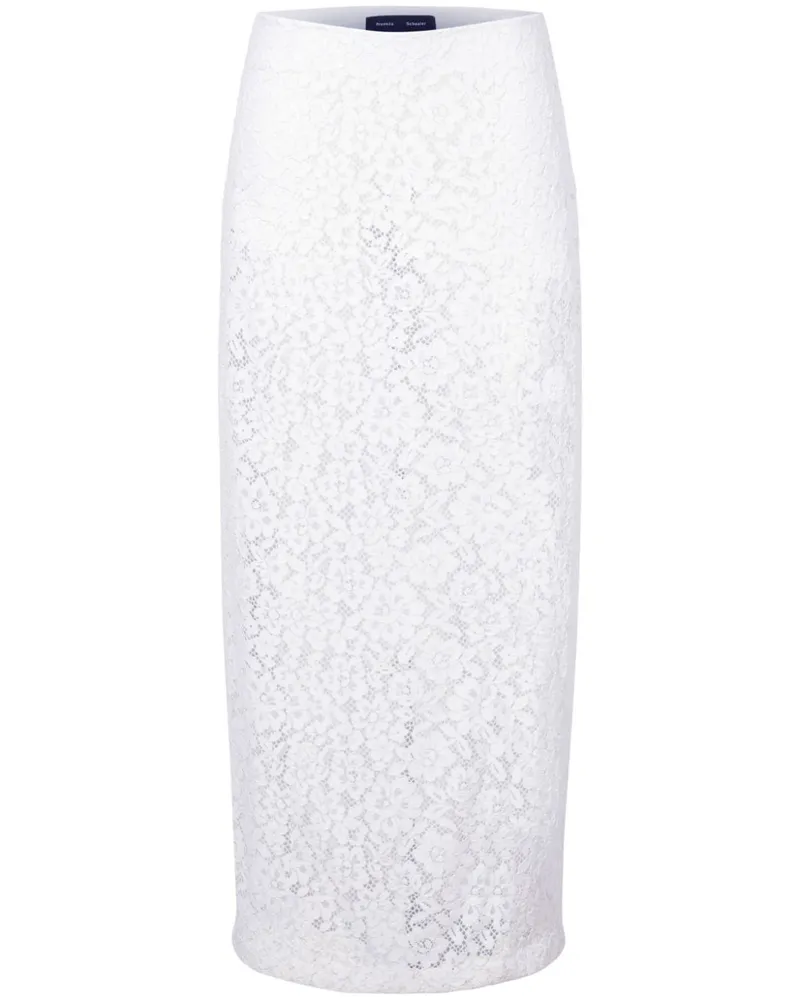 Proenza Schouler Jasmine Maxirock - Weiß Weiß