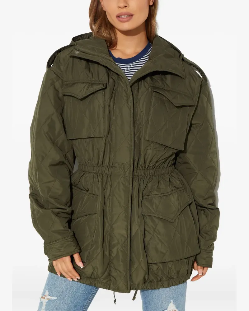Norma Kamali quilted military jacket - Grün Grün