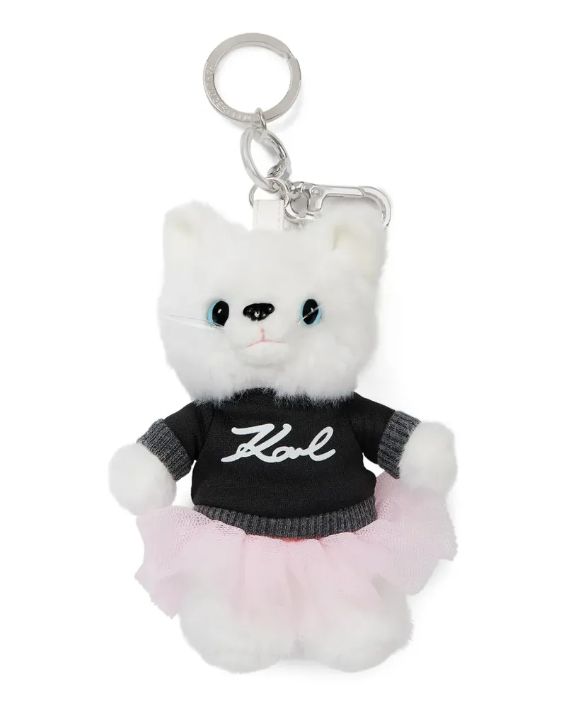 Karl Lagerfeld Ikon Choupette Schlüsselanhänger - Weiß Weiß