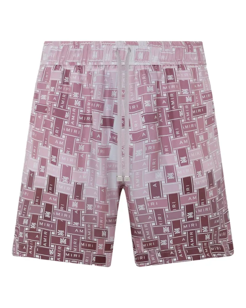 Amiri gradient tape pj shorts - Rosa Rosa