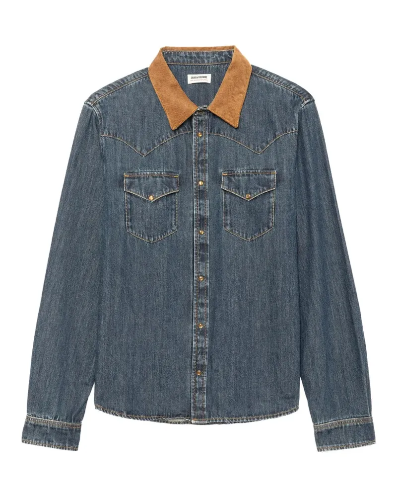 Zadig & Voltaire Saby denim shirt - Blau Blau