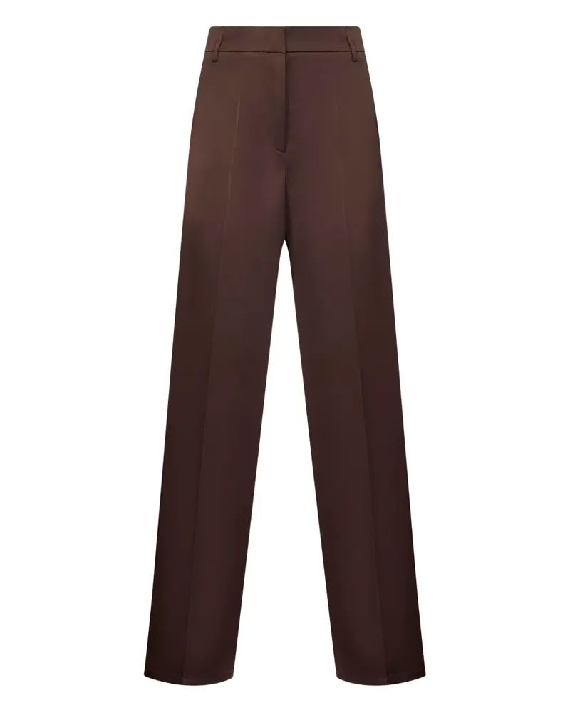 Blanca Hose mit Bügelfalten - Braun Braun