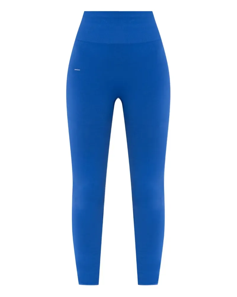 PANGAIA Nahtlose Leggings - Blau Blau