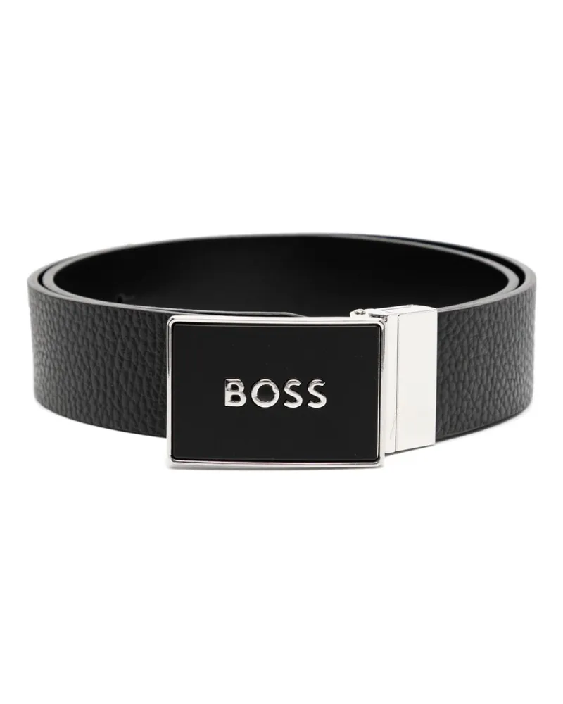 HUGO BOSS Gürtel mit Logo - Schwarz Schwarz