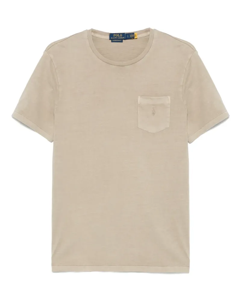 Ralph Lauren T-Shirt mit Polo Pony-Stickerei - Grün Grün