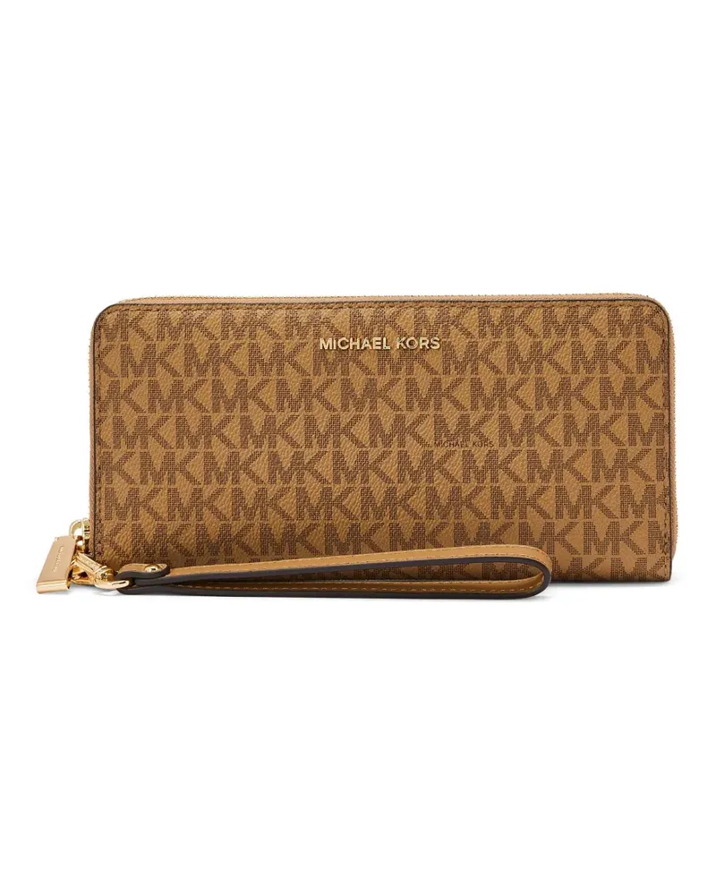 Michael Kors Großes Jet Set Travel Portemonnaie - Braun Braun