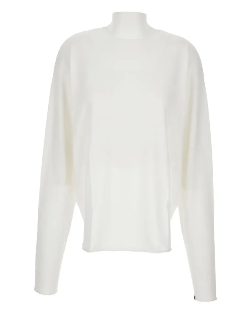 extreme cashmere Rollkragenpullover aus Baumwoll-Kaschmirgemisch - Weiß Weiß