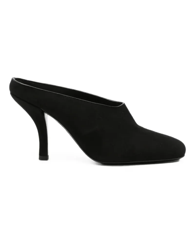 Totême Contour suede mules - Schwarz Schwarz