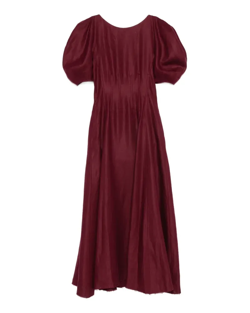 Gabriela Hearst puff-sleeve maxi dress - Rot Rot